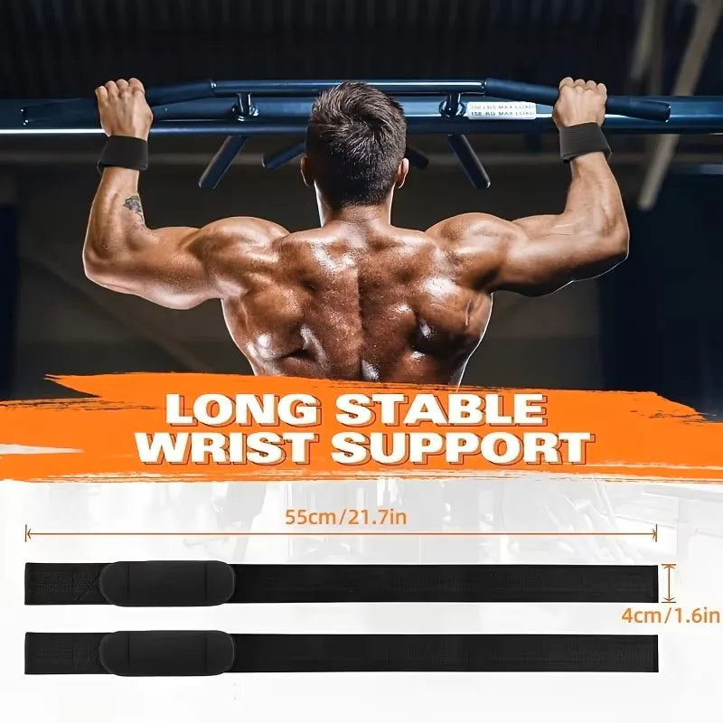 Straps de Muñeca para Gym – Correas Antideslizantes para Halterofilia y CrossFit