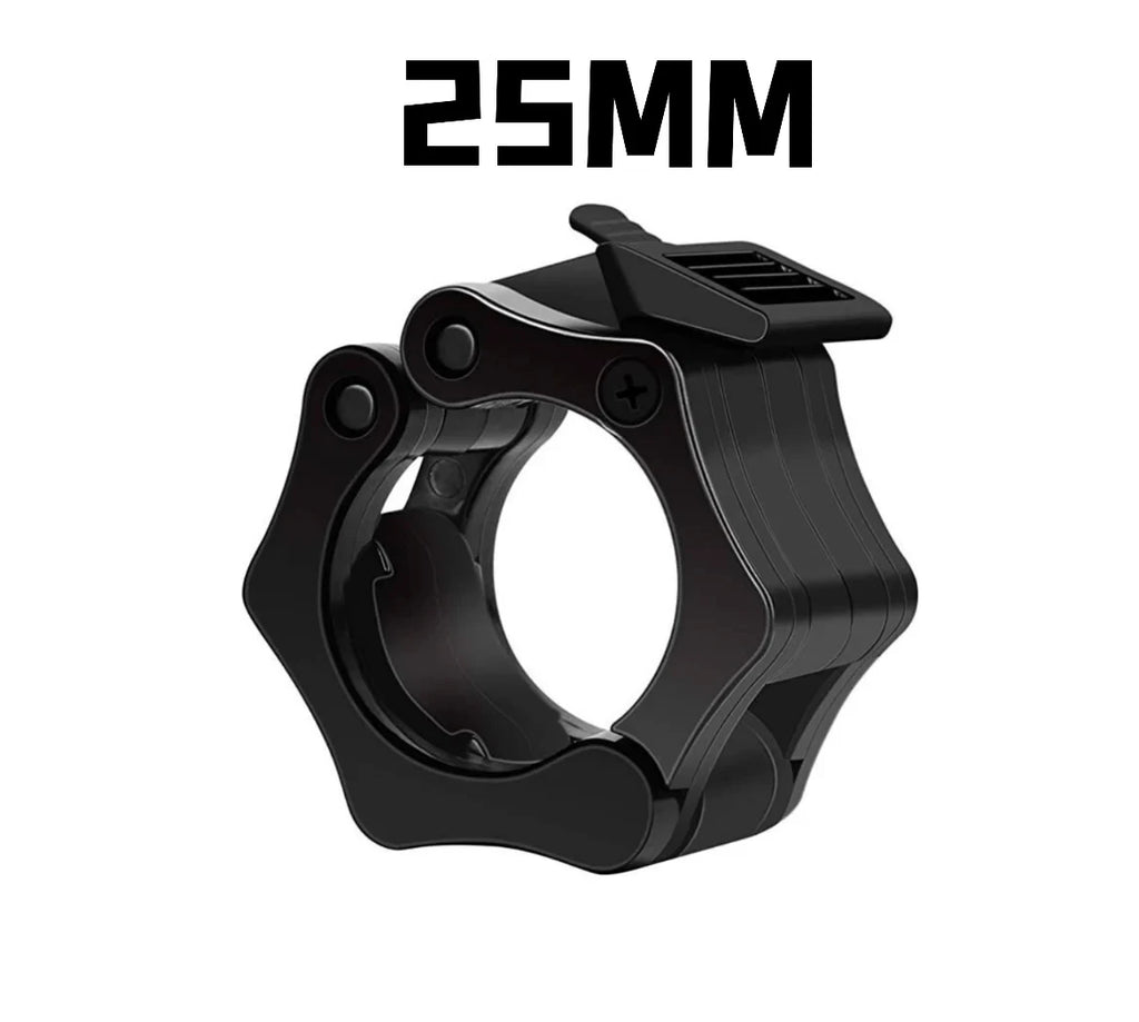 Cierres para Barra Olímpica – Accesorios para Pesas y Mancuernas (25mm / 28mm / 30mm)