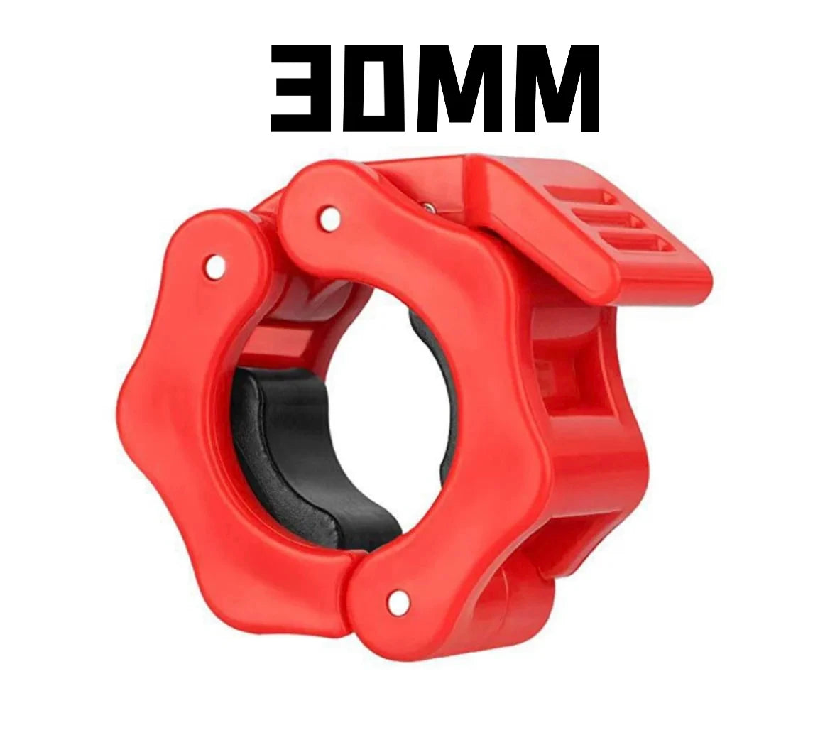 Cierres para Barra Olímpica – Accesorios para Pesas y Mancuernas (25mm / 28mm / 30mm)