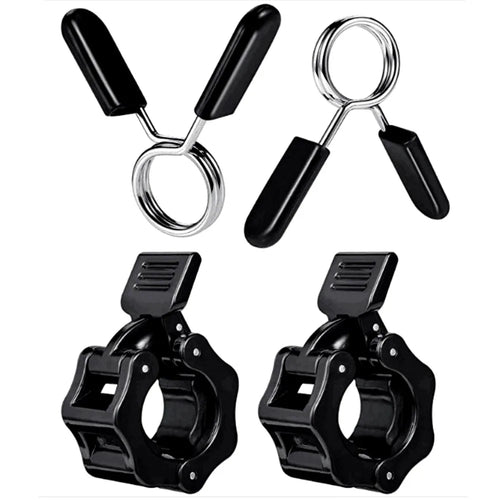 Cierres para Barra Olímpica – Accesorios para Pesas y Mancuernas (25mm / 28mm / 30mm)