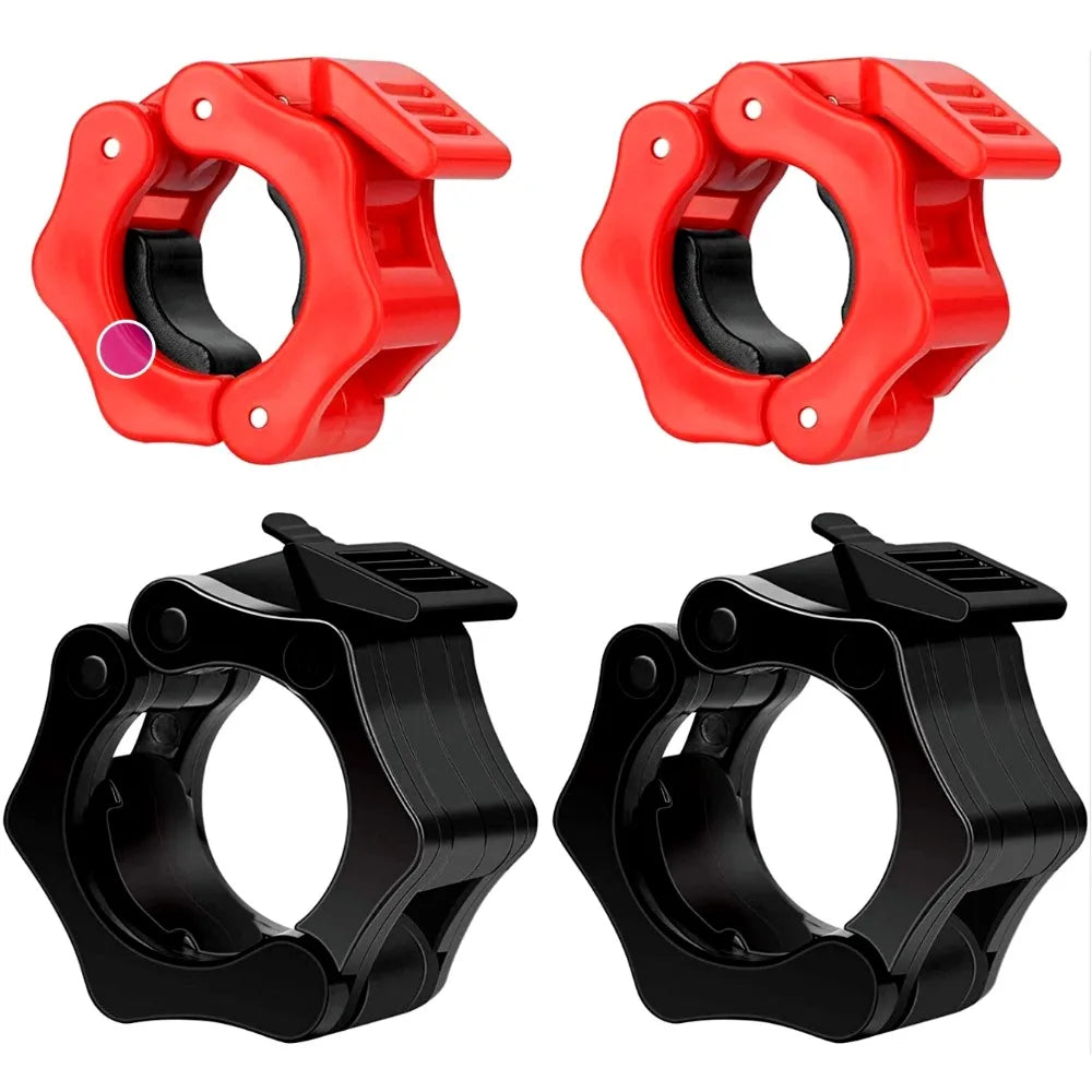 Cierres para Barra Olímpica – Accesorios para Pesas y Mancuernas (25mm / 28mm / 30mm)