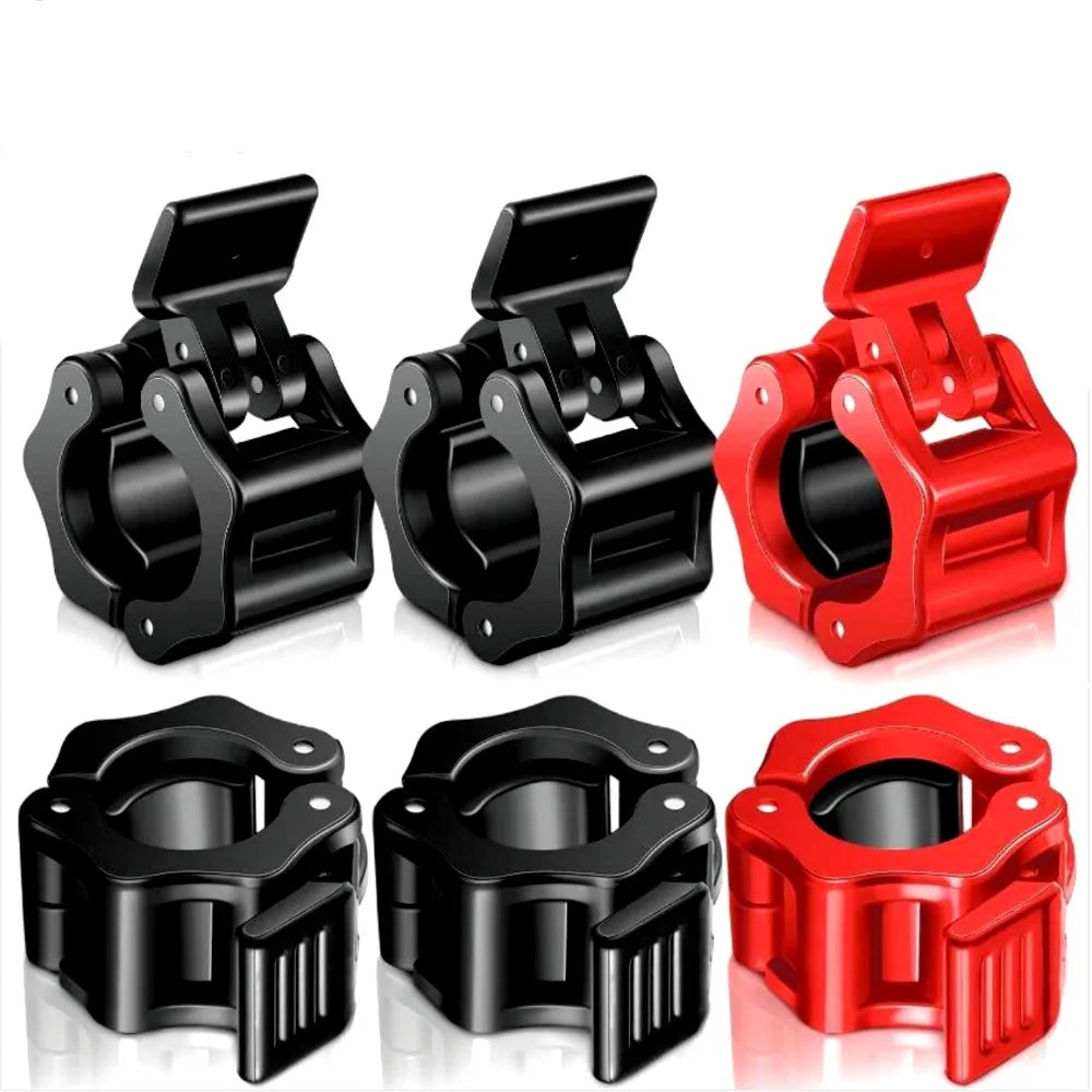 Cierres para Barra Olímpica – Accesorios para Pesas y Mancuernas (25mm / 28mm / 30mm)