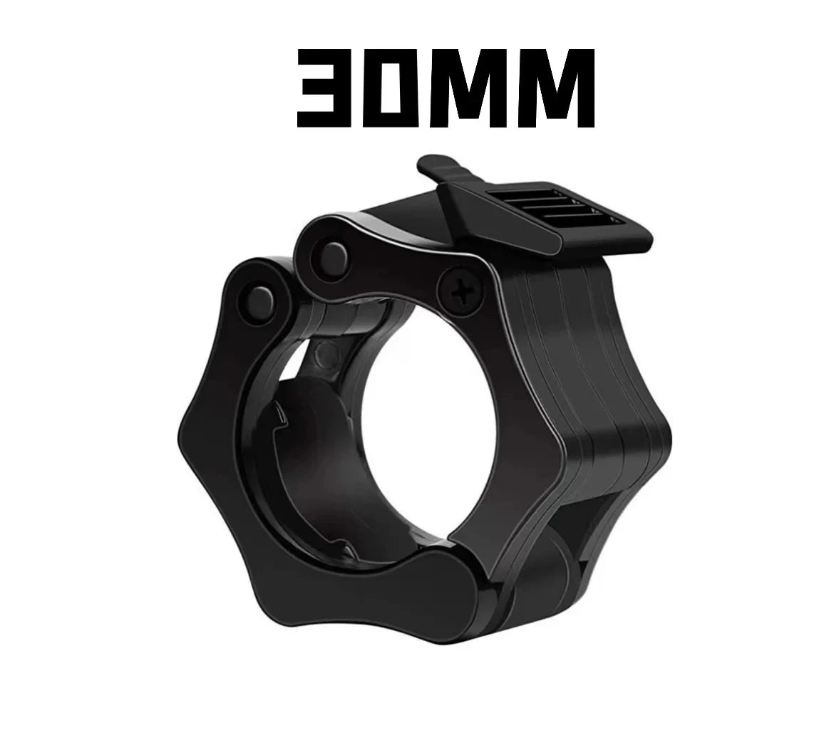 Cierres para Barra Olímpica – Accesorios para Pesas y Mancuernas (25mm / 28mm / 30mm)